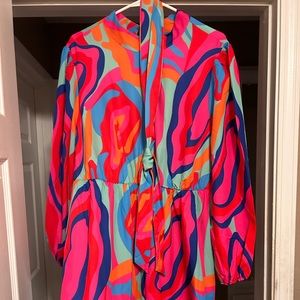 Multi colored mini dress